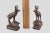 Rustic Antique Late 19th Century Black Forest Hand Carved Pair Alpine Goat - Ram- Buck Wood Sculptures - a Pair For Sale - Image 3 of 7