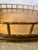 Metal Solid Brass XL Tray With Bamboo-Shaped Rails & Handles, Oval-Shaped For Sale - Image 7 of 12
