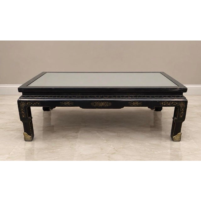 Chinoiserie 1950’s-1970’s Hollywood Regency Asian Revival/Chinese Chinoiserie Style Coffee Table For Sale - Image 3 of 3