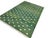 Handmade Cotton Fleur Rug, Forest Green and White Dhurrie - 14'x16' For Sale - Image 16 of 16