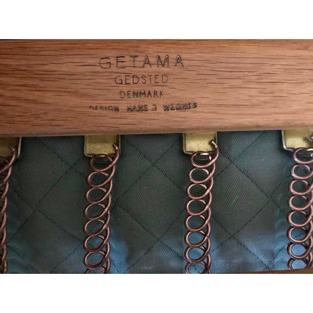 Light Yellow GE-290 Plank Chair by Hans J. Wegner for Getama For Sale - Image 8 of 18