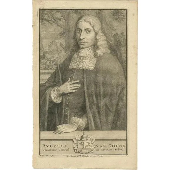 Valentyn, Rycklof Van Goens, Governor-General of the VOC, Dutch East Indies, 1724, Print For Sale - Image 6 of 6