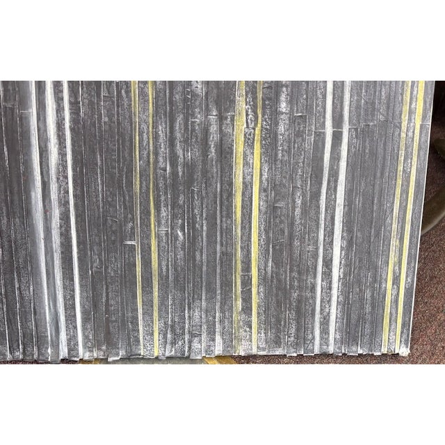 Vintage Abstract Stripe Painting For Sale In New York - Image 6 of 7