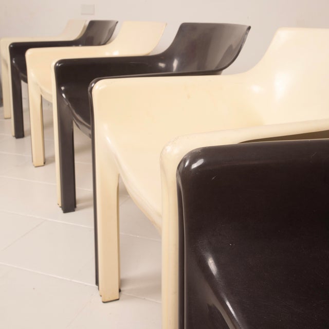 Gaudì Armchairs by Vico Magistretti for Artemide, 1960s, Set of 6 For Sale - Image 15 of 18