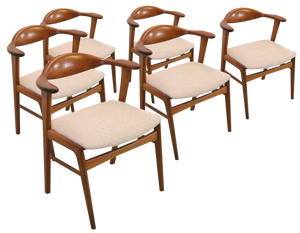 Vintage Model 49 Chairs by Erik Kirkegaard for Høng Stolefabrik, 1960s, Set of 6