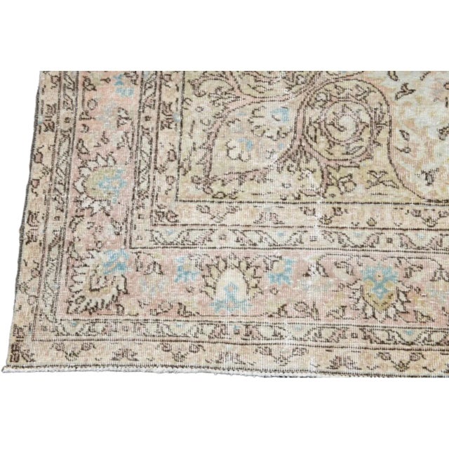 Textile 1960s Anatolian Oushak Oriental Handmade Oversize Carpet For Sale - Image 7 of 10