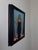 Figurative Bring Forth Miracles by Aixa Oliveras | Oil and 24kt gold leaf on panel Woman in black dress surrounded by flowers. For Sale - Image 3 of 5