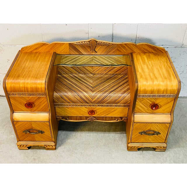 Art Deco Waterfall Style Vanity Chairish