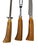 Early 20th Century Early 20th Century Art Deco Carving Set Bakelite Handles by E Parker & Sons, England - 3 pcs For Sale - Image 5 of 7