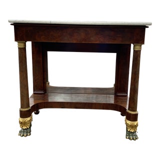 Early 19th Century Classical Empire Pier Table For Sale