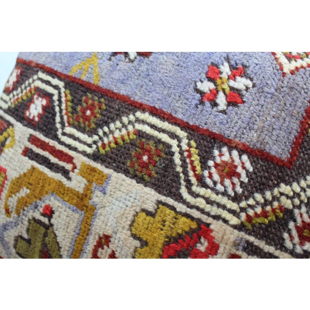 1960s Turkish Kilim Decorative Pillow Cover - 17.5"x22" For Sale - Image 5 of 12