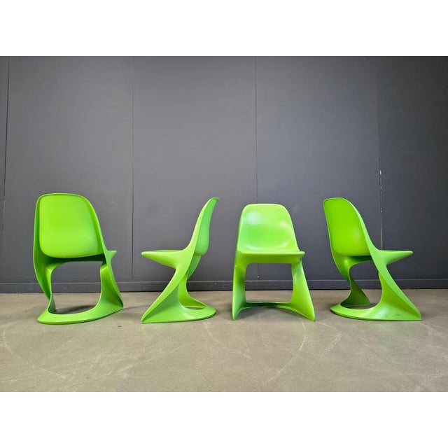 Casala Casalino Dining Chair by Alexander Begge for Casala, 1970s, Set of 4 For Sale - Image 4 of 12