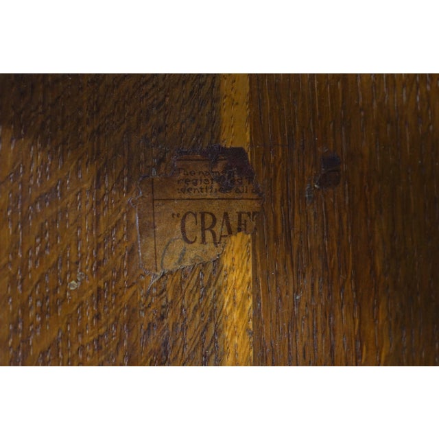 Stickley Antique Round Mission Oak Table For Sale - Image 12 of 12