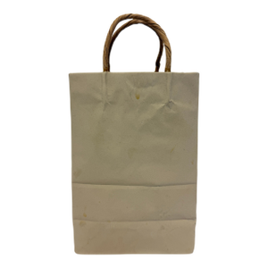 Michael Harvey Ceramic Brown Paper Bag With Handles Pop Art Sculpture, 1970s