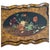 English English Scalloped Tole Tray on Stand With Floral and Shell Motif, Circa 1830 For Sale - Image 3 of 7