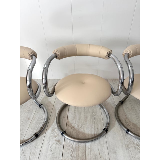 Chairs by Rudi Bonzanini for Tecnosalotto, 1970s, Set of 6 For Sale - Image 12 of 17
