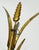 Vintage Large Gilt Tole Sheaf of Wheat Wall Candle Sconce For Sale In Kansas City - Image 6 of 7