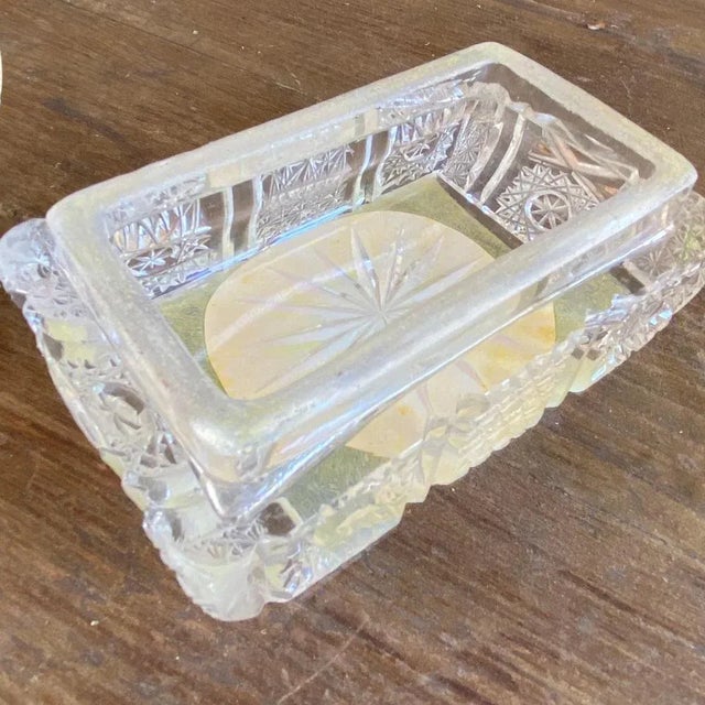 Butter Dish in Beveled Glass, France, 1970s For Sale - Image 12 of 16