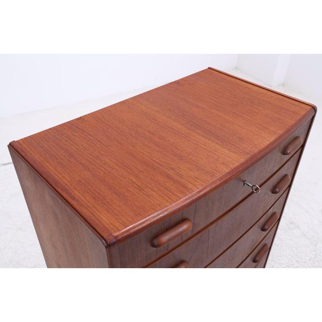 Mid-Century Teak Chest of 6 Drawers For Sale - Image 6 of 13
