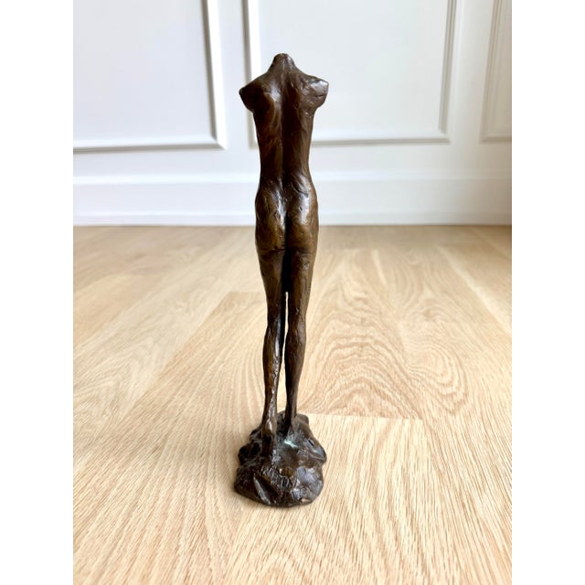 Bronze Tom Corbin Signed Limited Edition Bronze Female Torso Sculpture, 36/40 For Sale - Image 8 of 12
