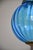 Vintage Murano Blue Glass Pendant Light, 1960 For Sale - Image 10 of 11