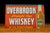 1940s Overbrook Straight Rye Whiskey Tin Advertising Sign For Sale - Image 10 of 11