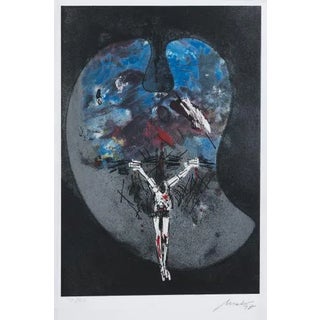 Artur Bual, Composition, Serigraph on Paper For Sale