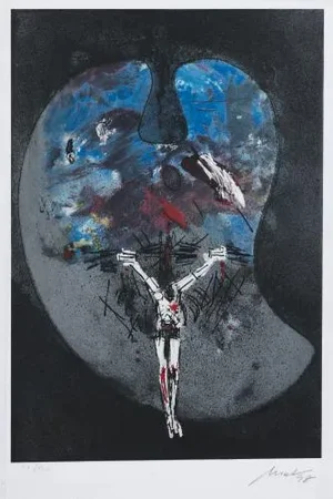 Artur Bual, Composition, Serigraph on Paper
