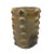 Contemporary Sejnane Cylindrical Clay Bumpy Vessel - Light Large For Sale - Image 3 of 5