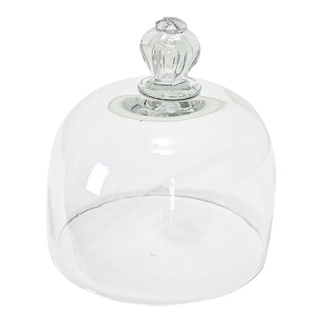 French 19th Century Glass Cheese Dome For Sale