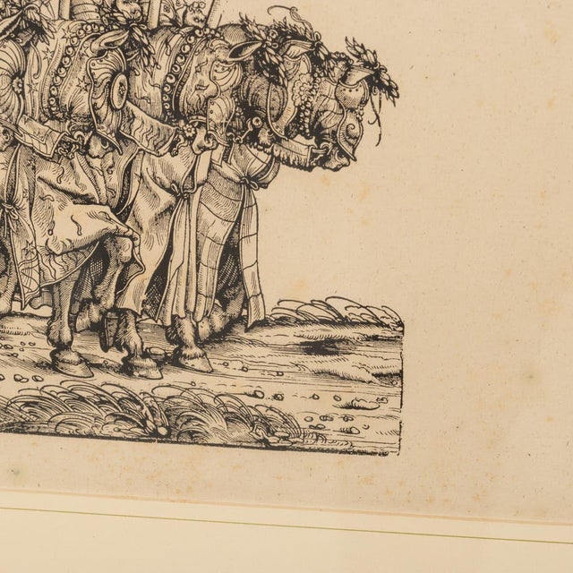 Beige Hans Burgkmair the Elder, Triumphs of Maximilian, 1800s, Woodcut, Set of 3 For Sale - Image 8 of 18