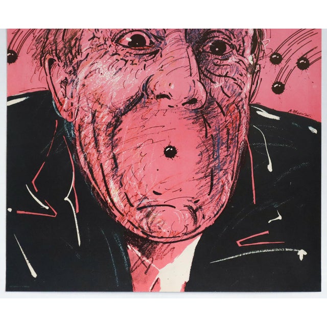 Abstract 1984 Polish Movie Poster, Baryton (Baritone), Andrzej Pagowski For Sale - Image 3 of 3