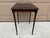 Mid-20th Century Regency-Style Mahogany Faux Bamboo Drinks Table For Sale - Image 12 of 12