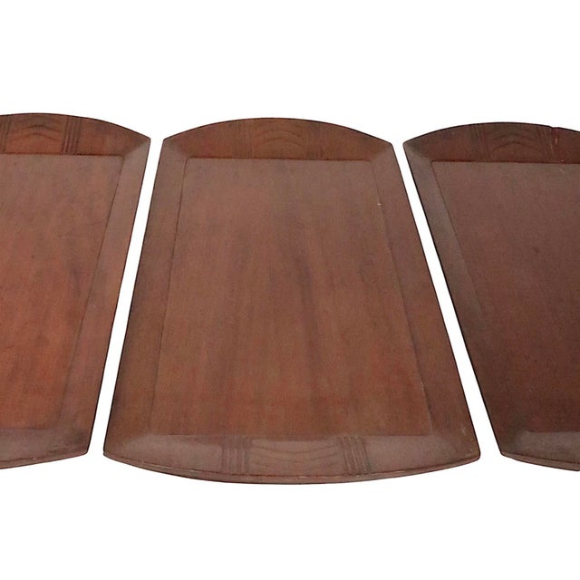 Mid 20th Century Set of Four Art Deco Hospitality Toastmaster Serving Trays For Sale - Image 4 of 8