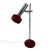 Late 20th Century Burgundy Red Desk Lamp from Gura, Germany, 1970s For Sale - Image 5 of 11