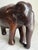 This hand-carved wooden elephant sculpture was originally acquired in India over a decade ago as a gift from a friend...