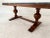 Late 20th Century Mid 20th Century Unique Marble and Wood French Inspired Trestle Console/Libaray/Coffee/Cocktail/Display Table Great Vintage Condition For Sale - Image 5 of 11