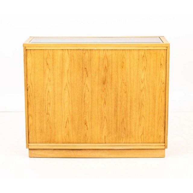 Stanley Furniture Modern Mahogany Bar Cabinet For Sale - Image 9 of 10