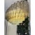 Mid-Century Modern Large Murano Glass Chandelier in Gold by Simoeng for Simoeng For Sale - Image 3 of 13