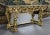 Wood Large Console in Gilded Wood, 1970s For Sale - Image 7 of 7