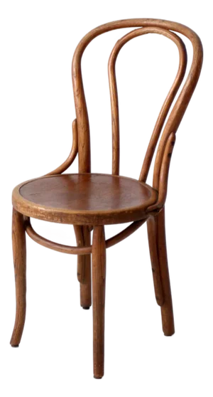 Antique Herhold Chair Co Bentwood Cafe Chair