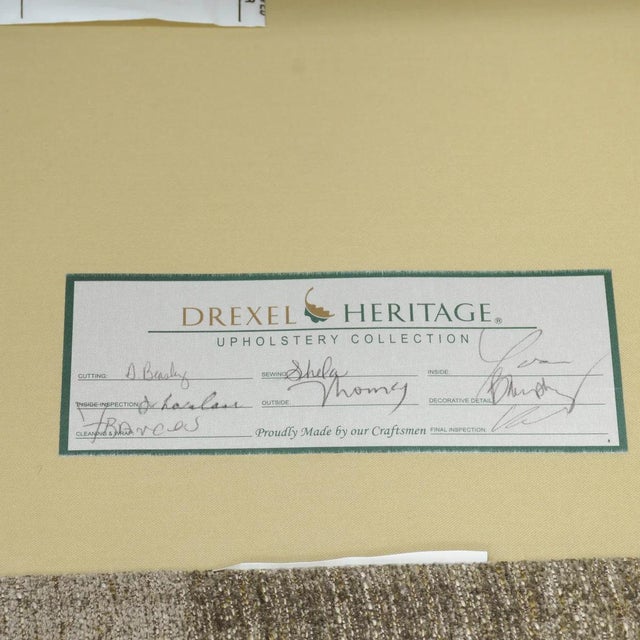 Drexel Heritage Upholstered Sectional Sofa For Sale In Denver - Image 6 of 6