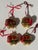 1970s Vintage European Blown Glass Christmas Ornaments Train Set 4 PCS For Sale - Image 5 of 5