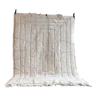 Vintage Beni Ourain Moroccan Berber Wool Rug, 1990 For Sale