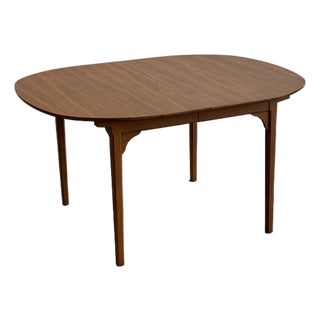 1960s Mid Century Walnut Dining Table For Sale