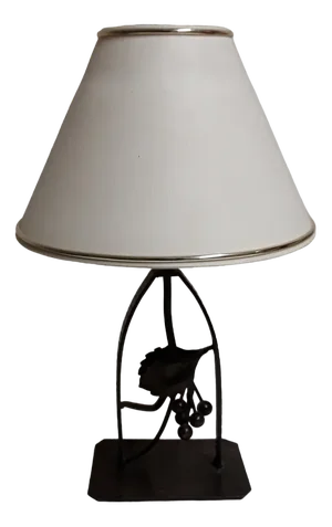 Small French Art Deco Table Lamp, 1940s