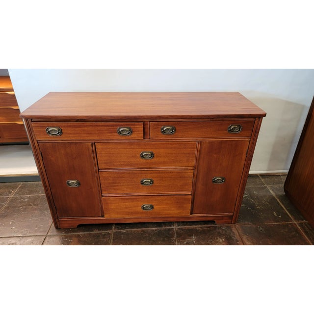 Antique Light Mahogany Sideboard Credenza American Federal Duncan Phyfe For Sale - Image 12 of 12