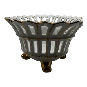 Late 19th Century French Reticulated Cachepot