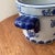 Ceramic Vintage Chinoiseries Handcrafted Blue & White Footbath Planter With Handles For Sale - Image 7 of 12