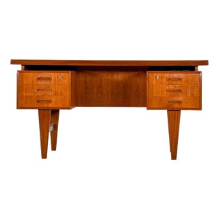 Mid-Century Danish Teak Writing Desk, 1960 For Sale